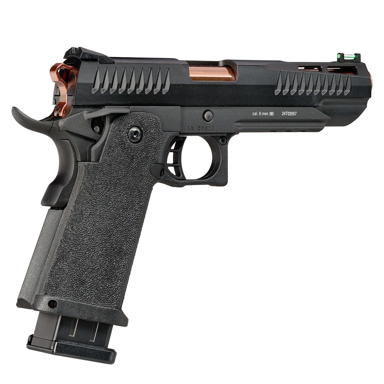 Modify Hi-Capa 5.1 Trinity Metallrahmen / Polymer-Schlitten GBB 6mm BB schwarz / bronze Bild 4
