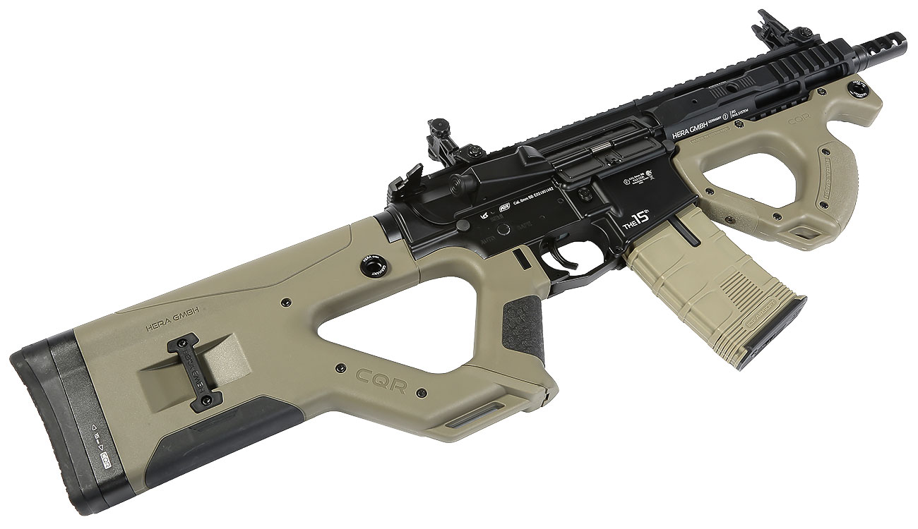 ASG / ICS Hera Arms CQR SSS Gen. 2 Vollmetall S-AEG 6mm BB Desert Tan Bild 4