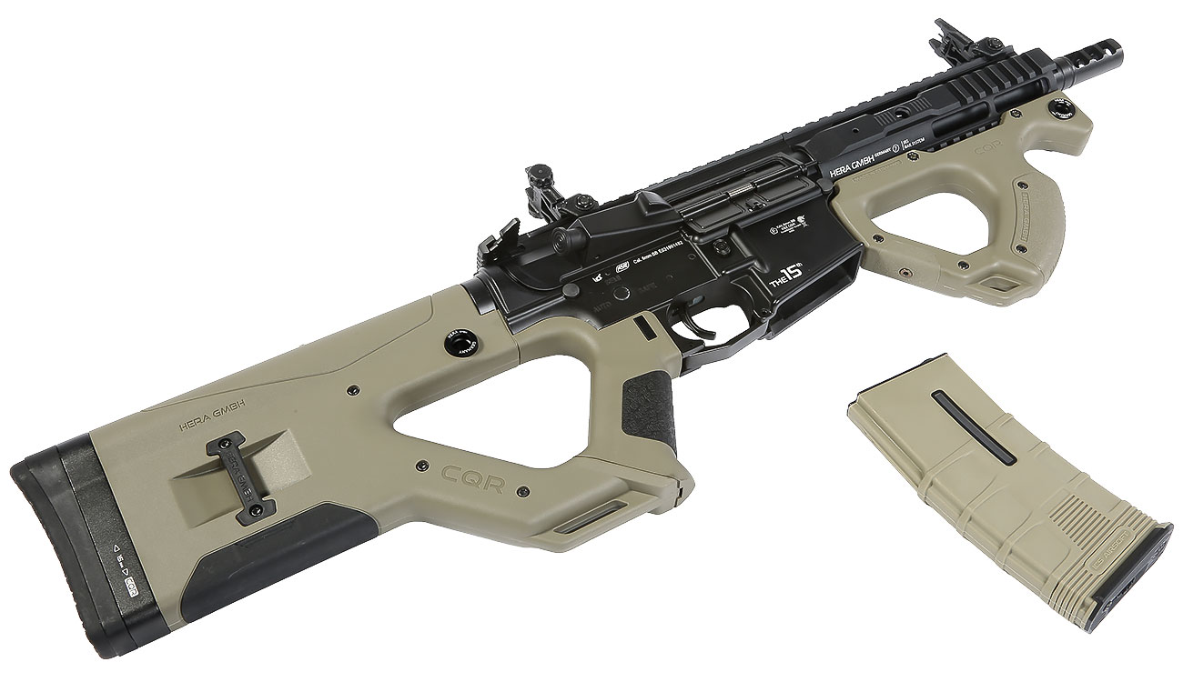 ASG / ICS Hera Arms CQR SSS Gen. 2 Vollmetall S-AEG 6mm BB Desert Tan Bild 5
