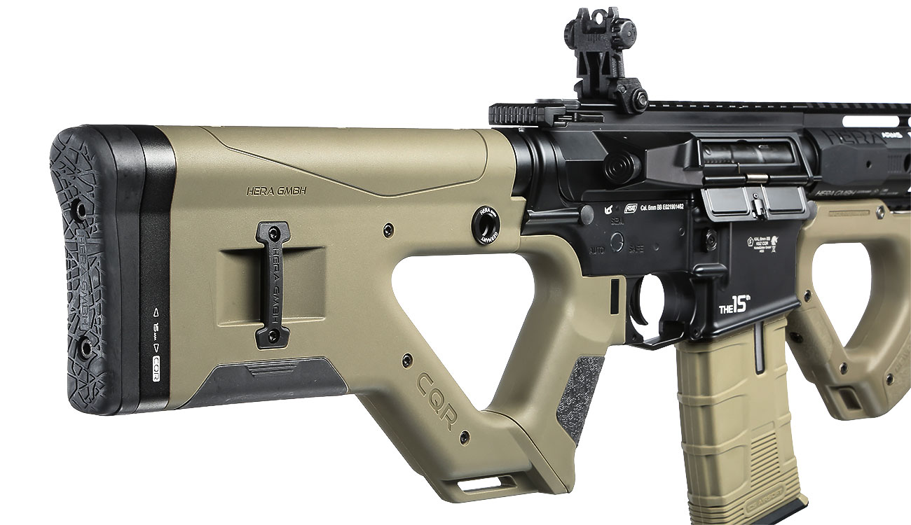 ASG / ICS Hera Arms CQR SSS Gen. 2 Vollmetall S-AEG 6mm BB Desert Tan Bild 9