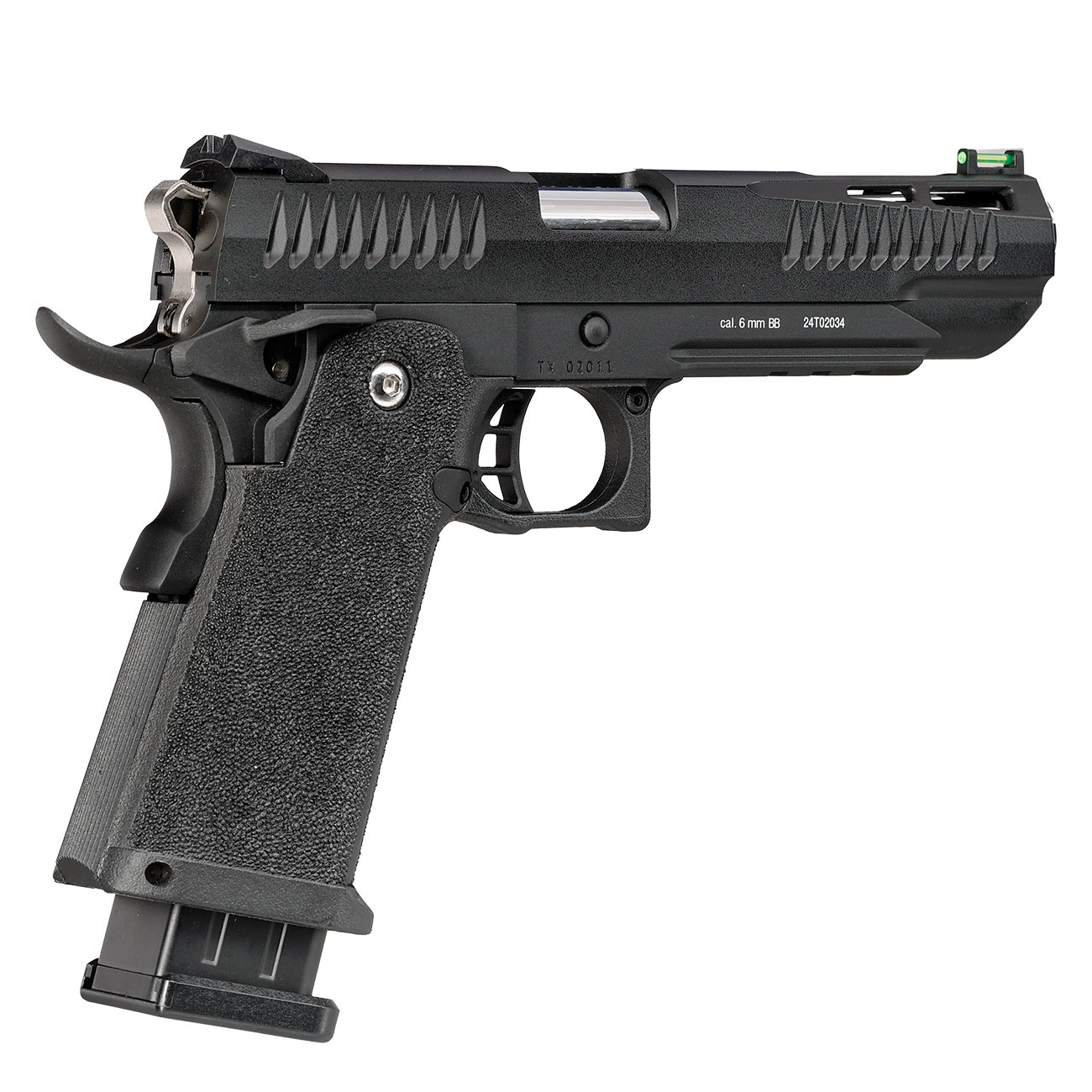 Modify Hi-Capa 5.1 Trinity Metallrahmen / Polymer-Schlitten GBB 6mm BB schwarz / silber Bild 4