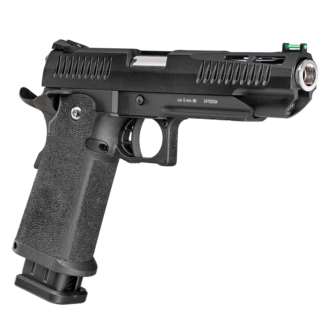 Modify Hi-Capa 5.1 Trinity Metallrahmen / Polymer-Schlitten GBB 6mm BB schwarz / silber Bild 7