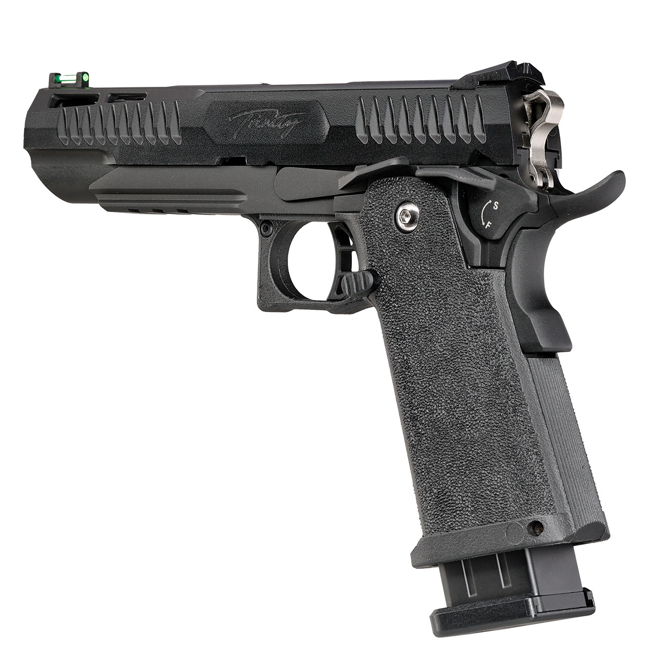 Modify Hi-Capa 5.1 Trinity Metallrahmen / Polymer-Schlitten GBB 6mm BB schwarz / silber Bild 8
