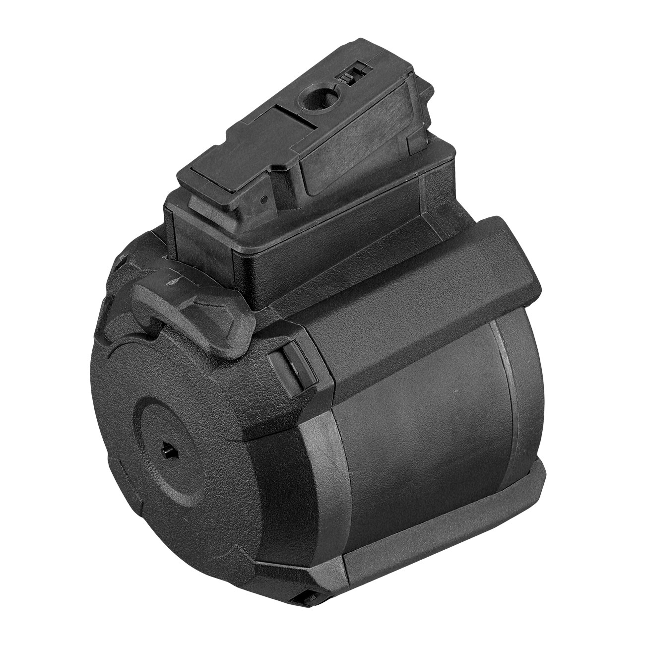 A&K AK D-60 Style Polymer Trommelmagazin 1200 Schuss schwarz - elektrisch