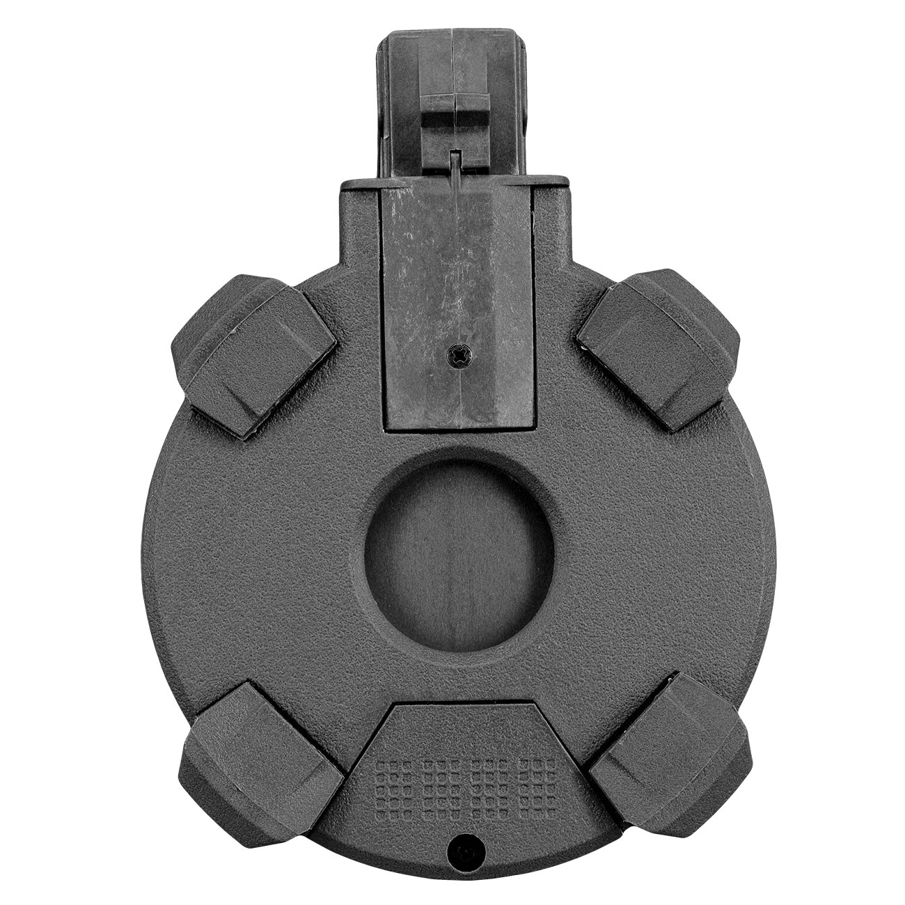 A&K AK D-60 Style Polymer Trommelmagazin 1200 Schuss schwarz - elektrisch Bild 5
