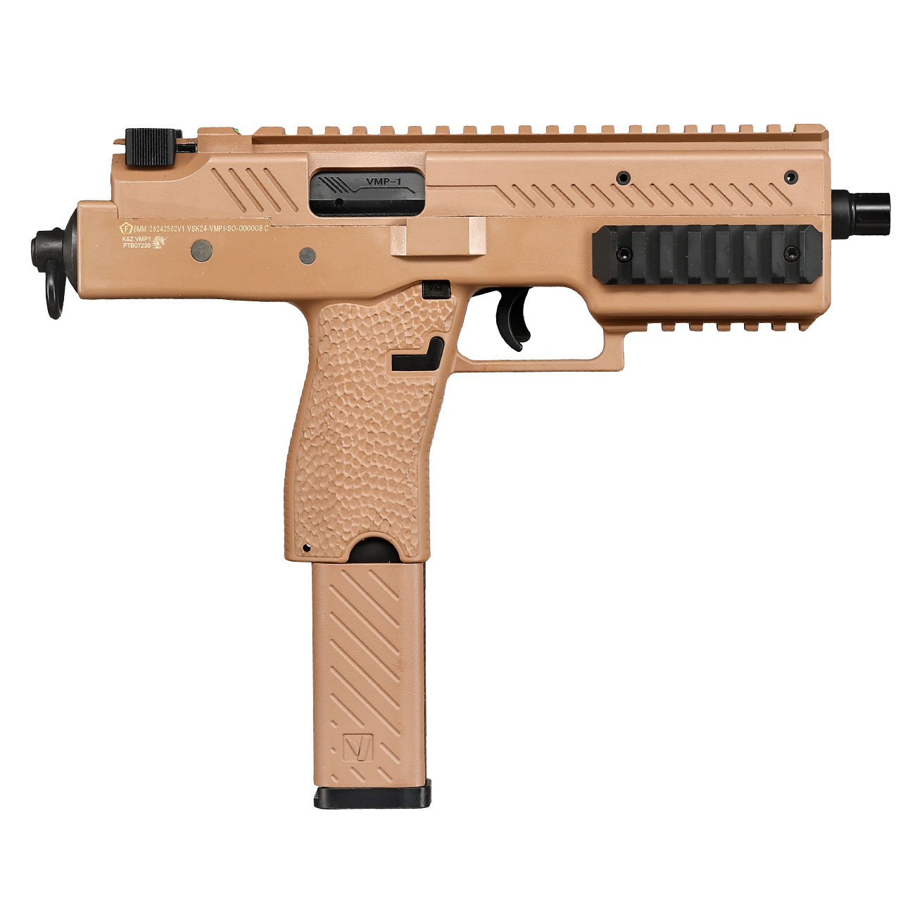 Vorsk VMP-1C Compact Polymer SMG GBB 6mm BB tan Bild 2