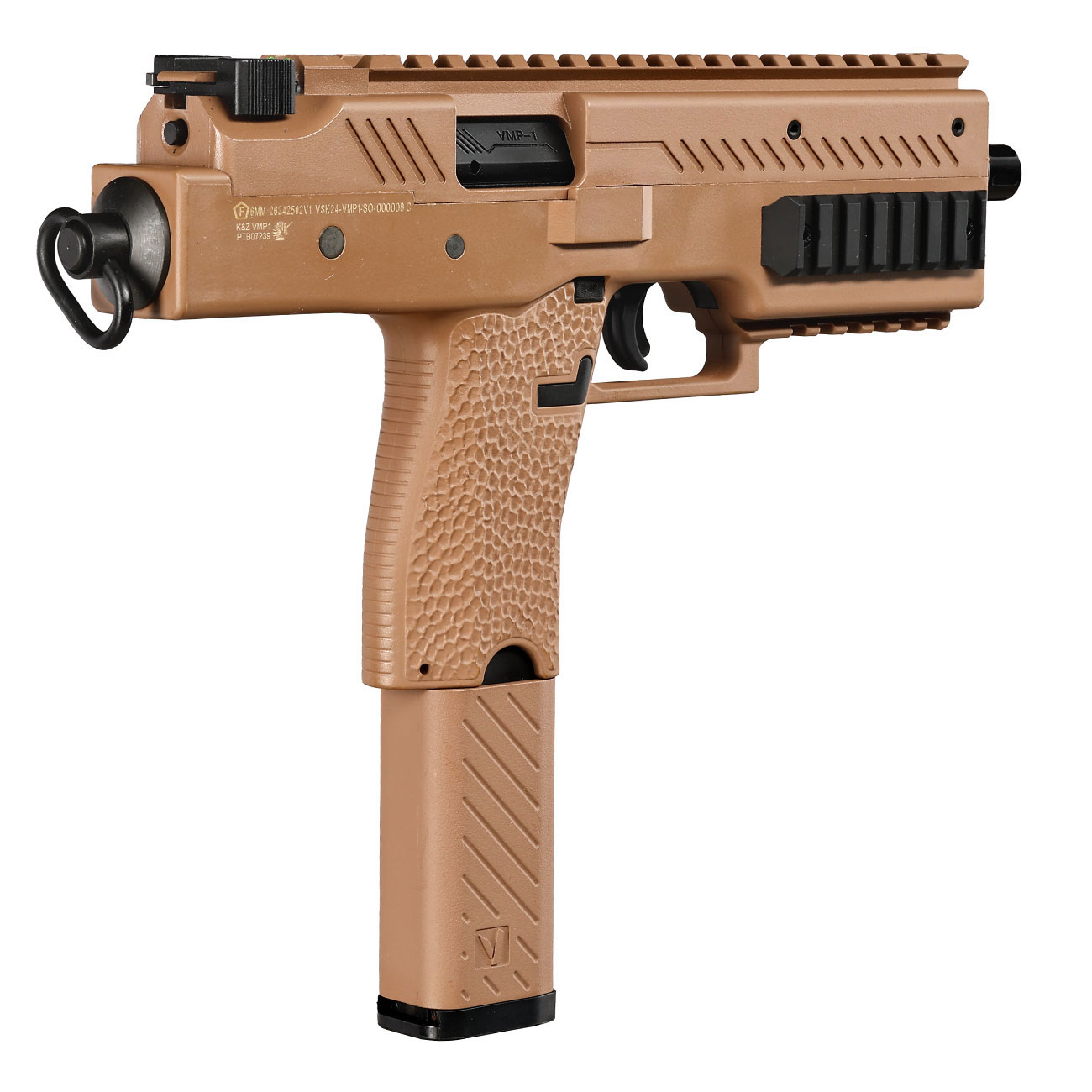 Vorsk VMP-1C Compact Polymer SMG GBB 6mm BB tan Bild 3