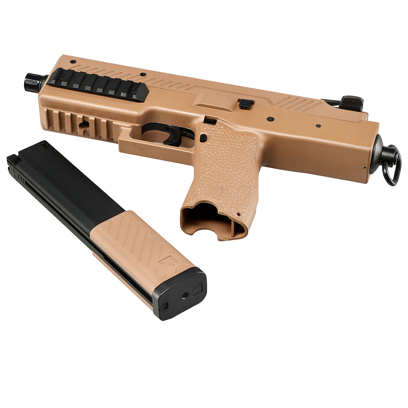 Vorsk VMP-1C Compact Polymer SMG GBB 6mm BB tan Bild 5
