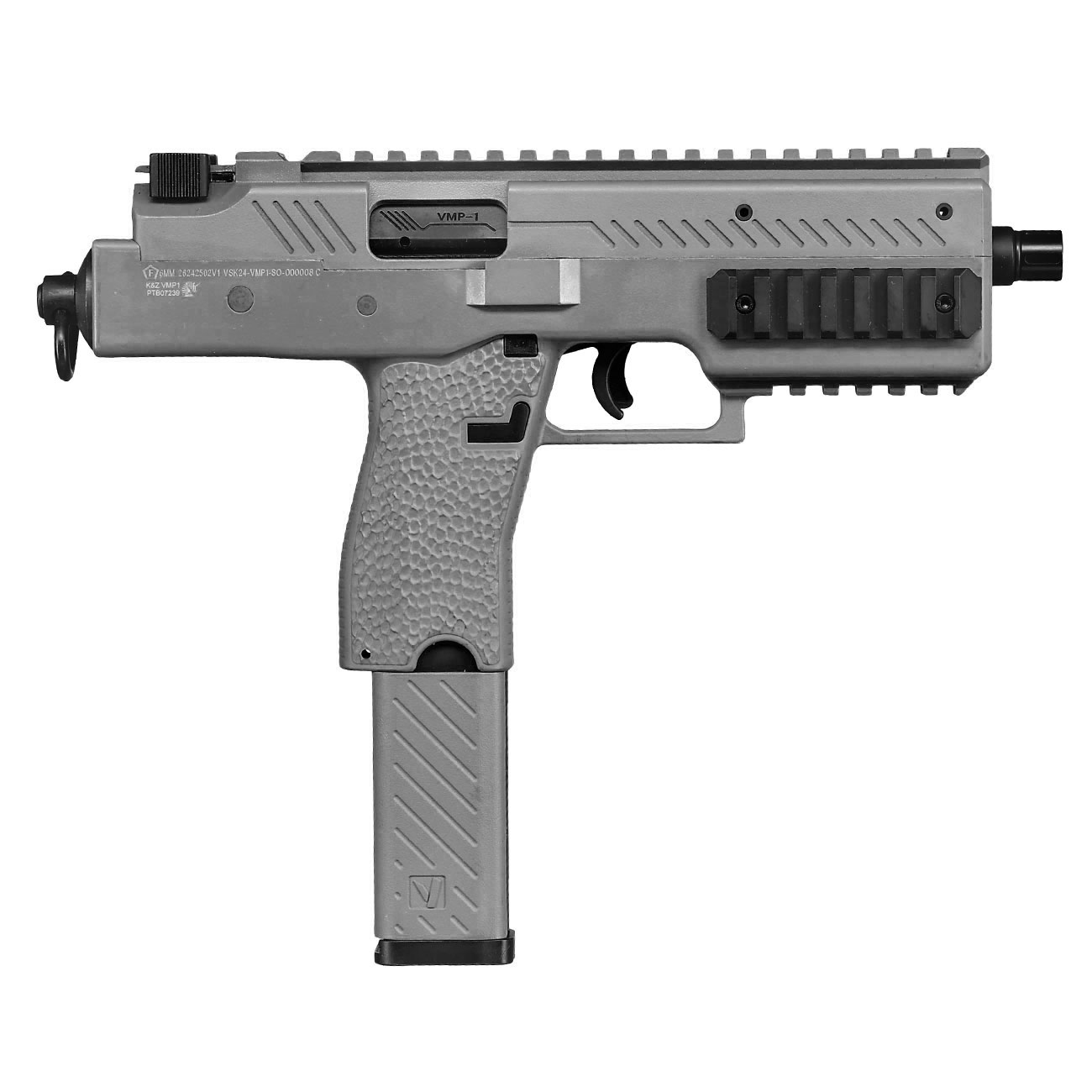 Vorsk VMP-1C Compact Polymer SMG GBB 6mm BB grau Bild 2