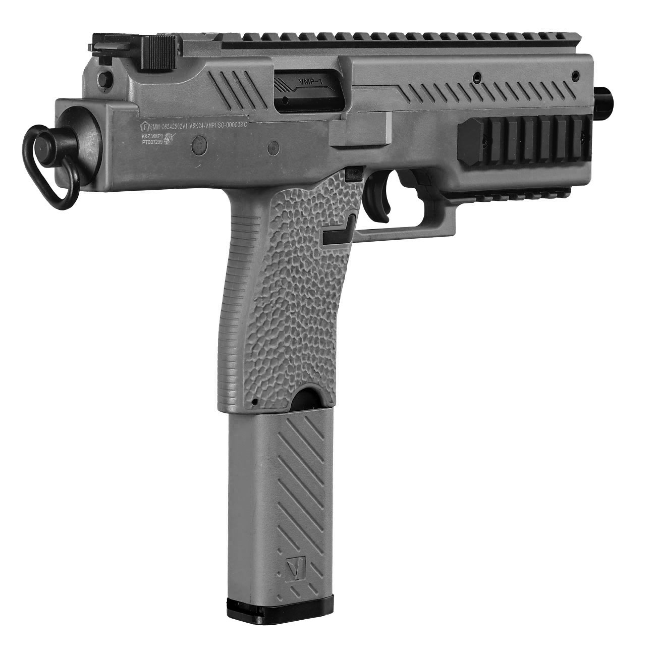 Vorsk VMP-1C Compact Polymer SMG GBB 6mm BB grau Bild 3