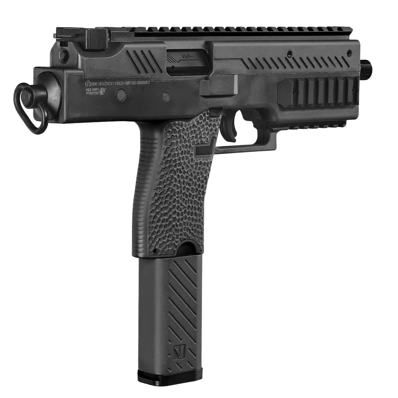 Vorsk VMP-1C Compact Polymer SMG GBB 6mm BB schwarz Bild 3