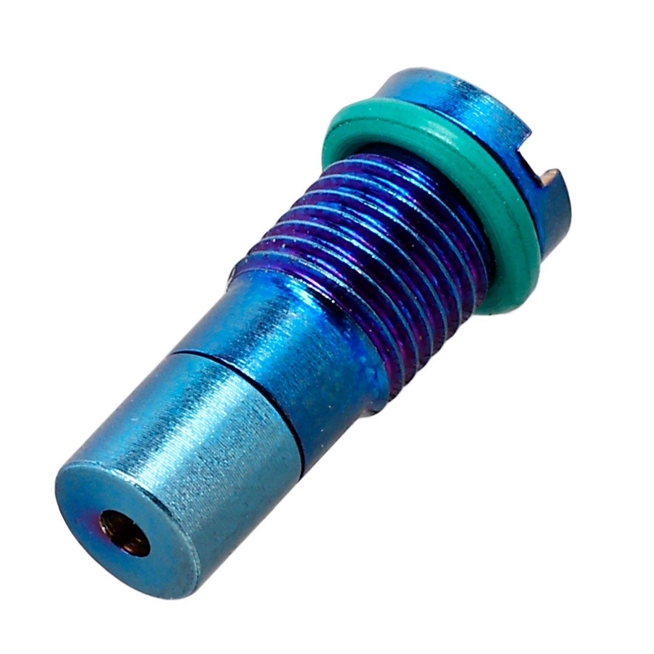 RGW Edelstahl Green-Gas Magazin-Einfllventil f. Maruzen / Marushin / Tokyo Marui GBB Magazine blau Bild 1