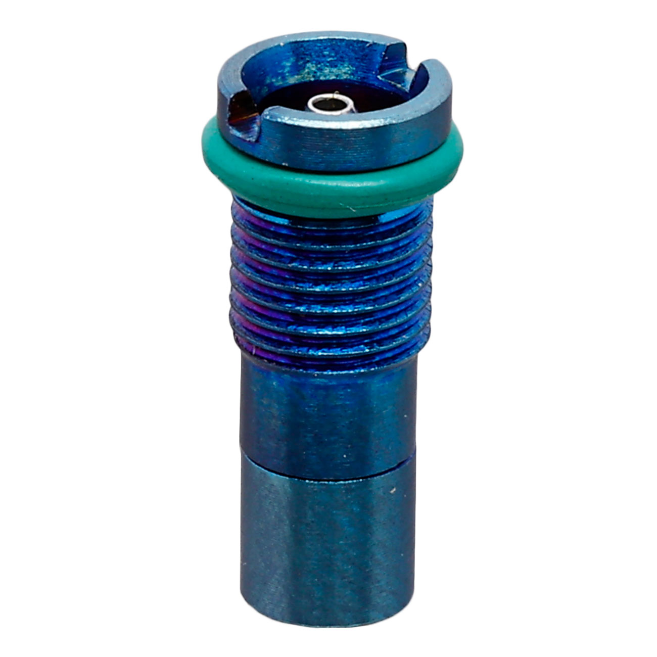 RGW Edelstahl Green-Gas Magazin-Einfllventil f. Maruzen / Marushin / Tokyo Marui GBB Magazine blau Bild 2