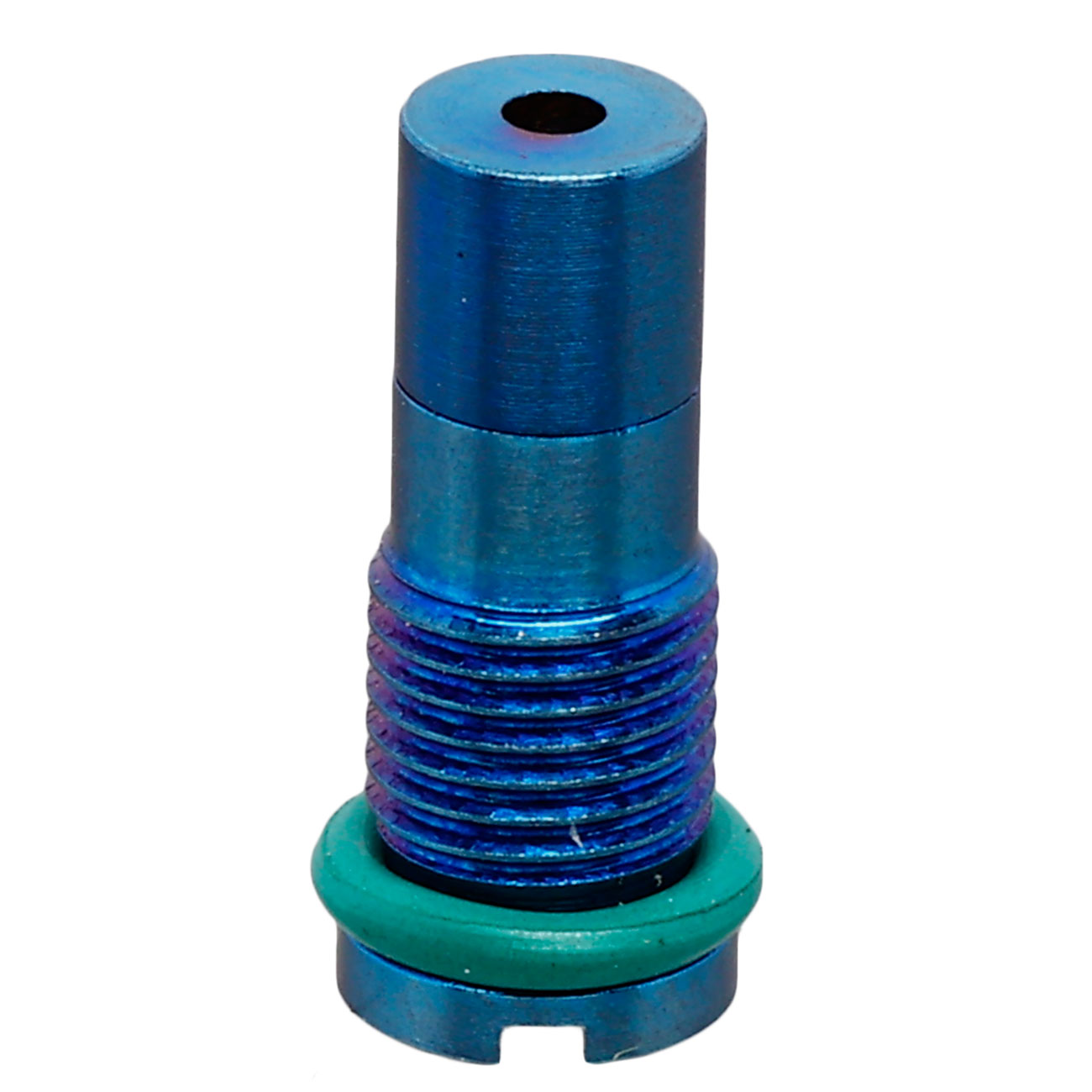 RGW Edelstahl Green-Gas Magazin-Einfllventil f. Maruzen / Marushin / Tokyo Marui GBB Magazine blau Bild 3