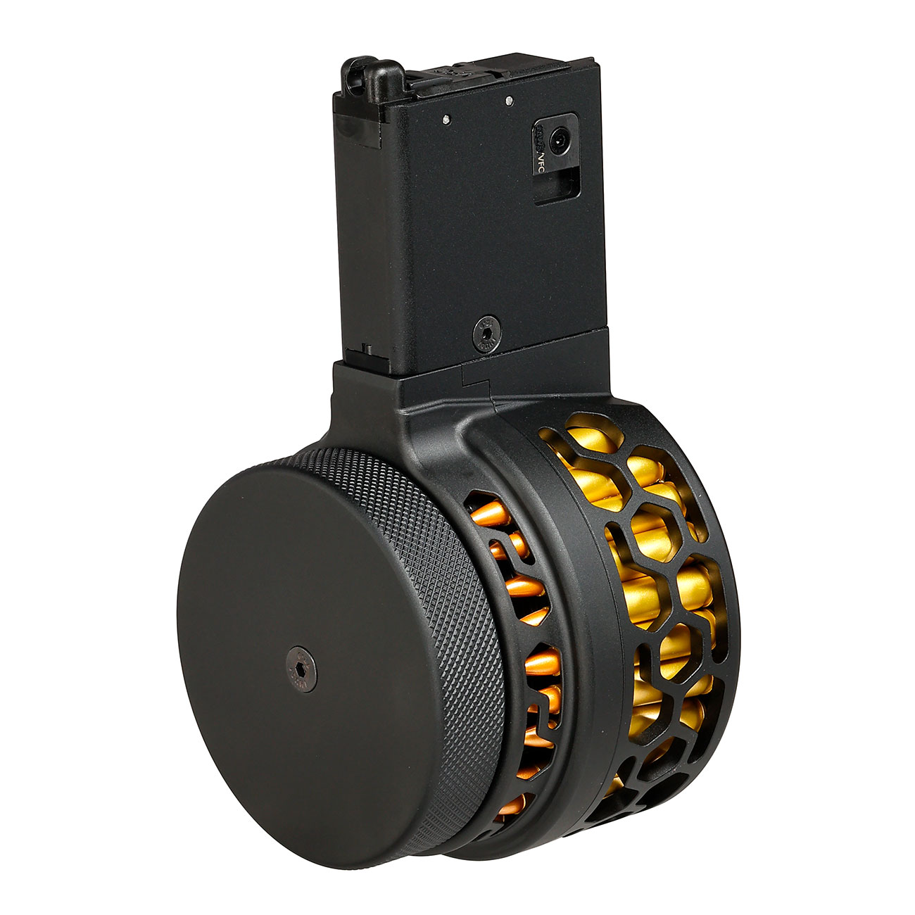 Dytac X-Style Metall-Trommelmagazin 100 Schuss f. VFC M4 / M16 GBB Serie schwarz
