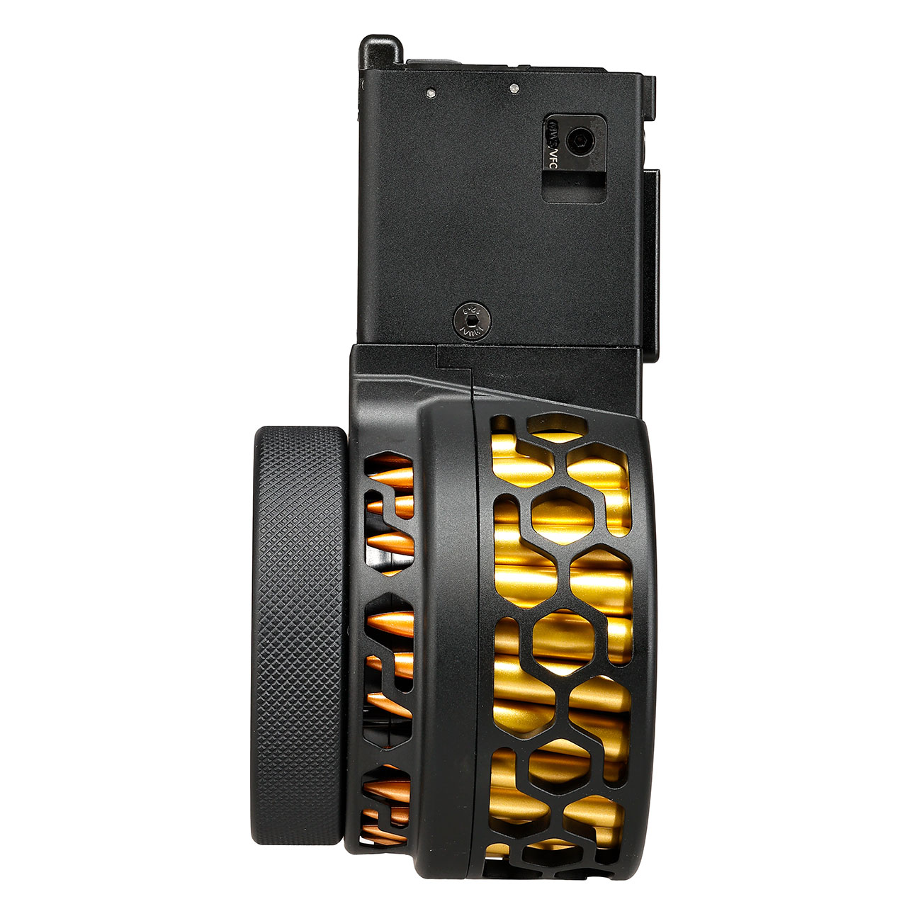 Dytac X-Style Metall-Trommelmagazin 100 Schuss f. VFC M4 / M16 GBB Serie schwarz Bild 6
