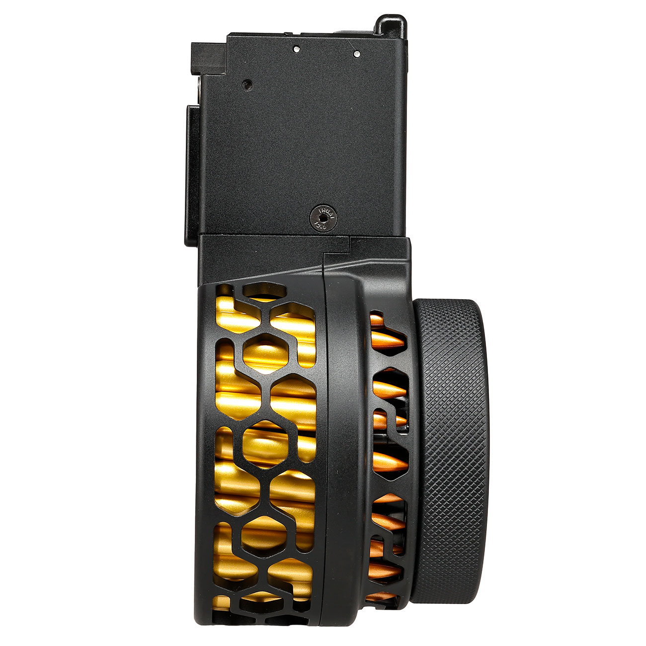 Dytac X-Style Metall-Trommelmagazin 100 Schuss f. VFC M4 / M16 GBB Serie schwarz Bild 7