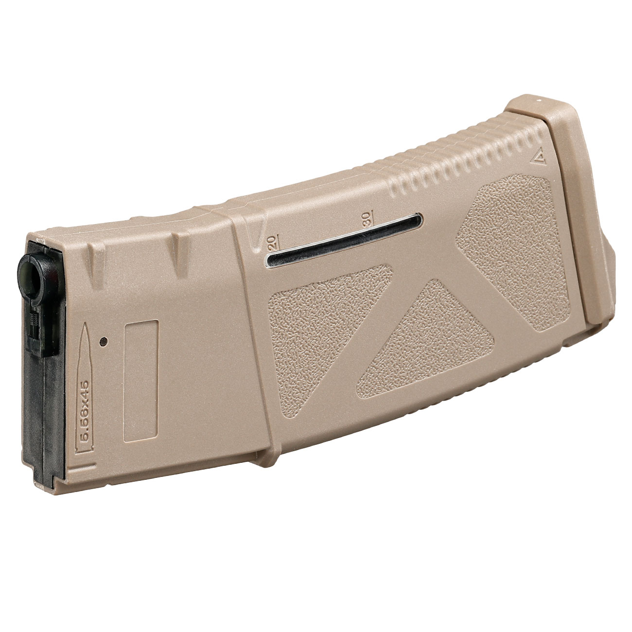Arcturus M4 / M16 MOD1 Style Polymer-Magazin MilSim / Mid-Cap 30 / 130 Schuss tan