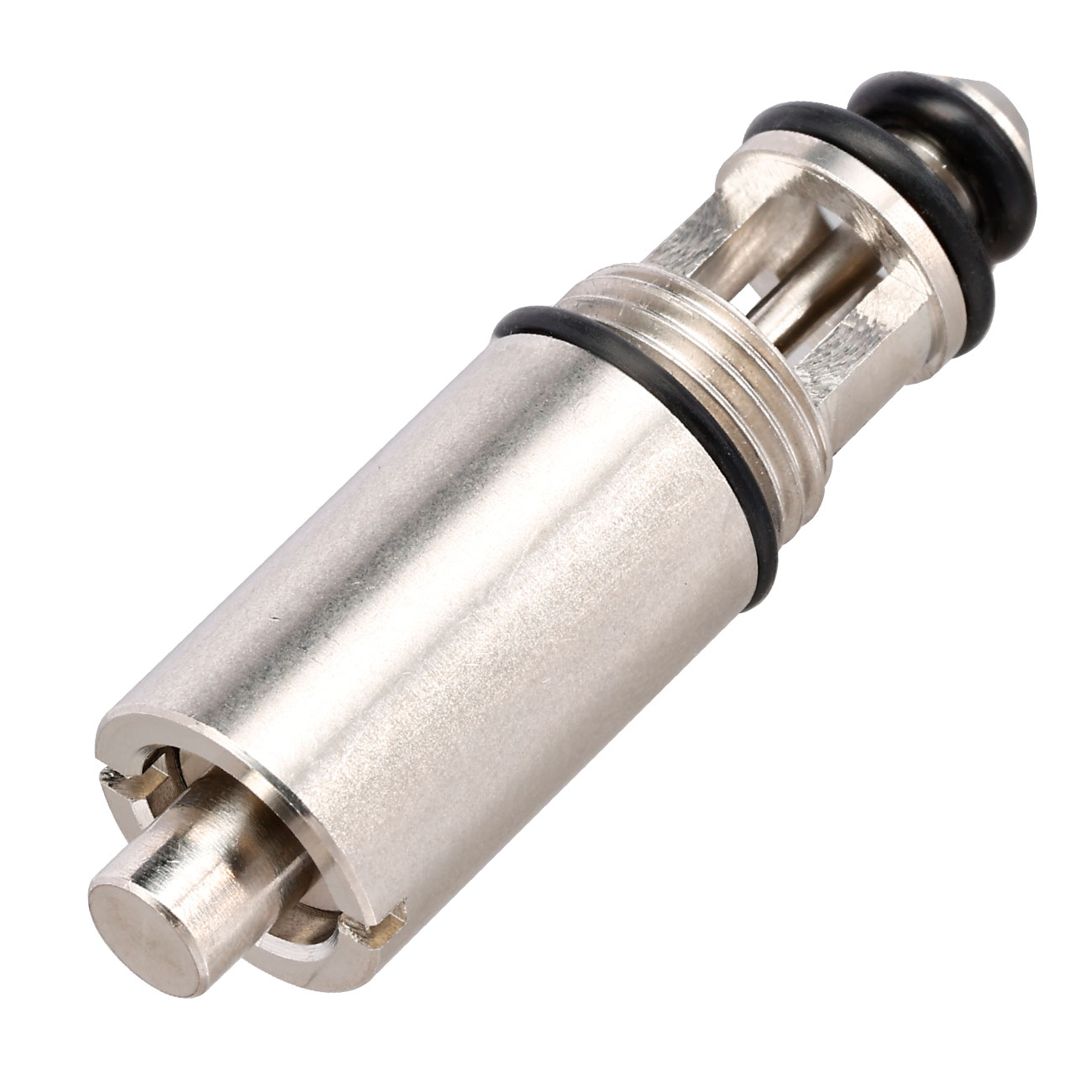 AMG Edelstahl High Output Magazin-Auslassventil f. VFC SCAR-H / MK17 Mod. 0 GBB Gewehre silber