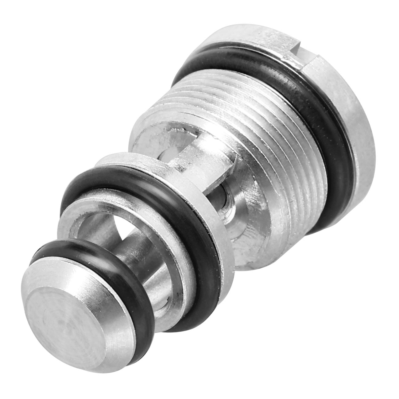 AMG Edelstahl High Output Magazin-Auslassventil f. Tokyo Marui M4 MWS GBB Gewehre silber Bild 1