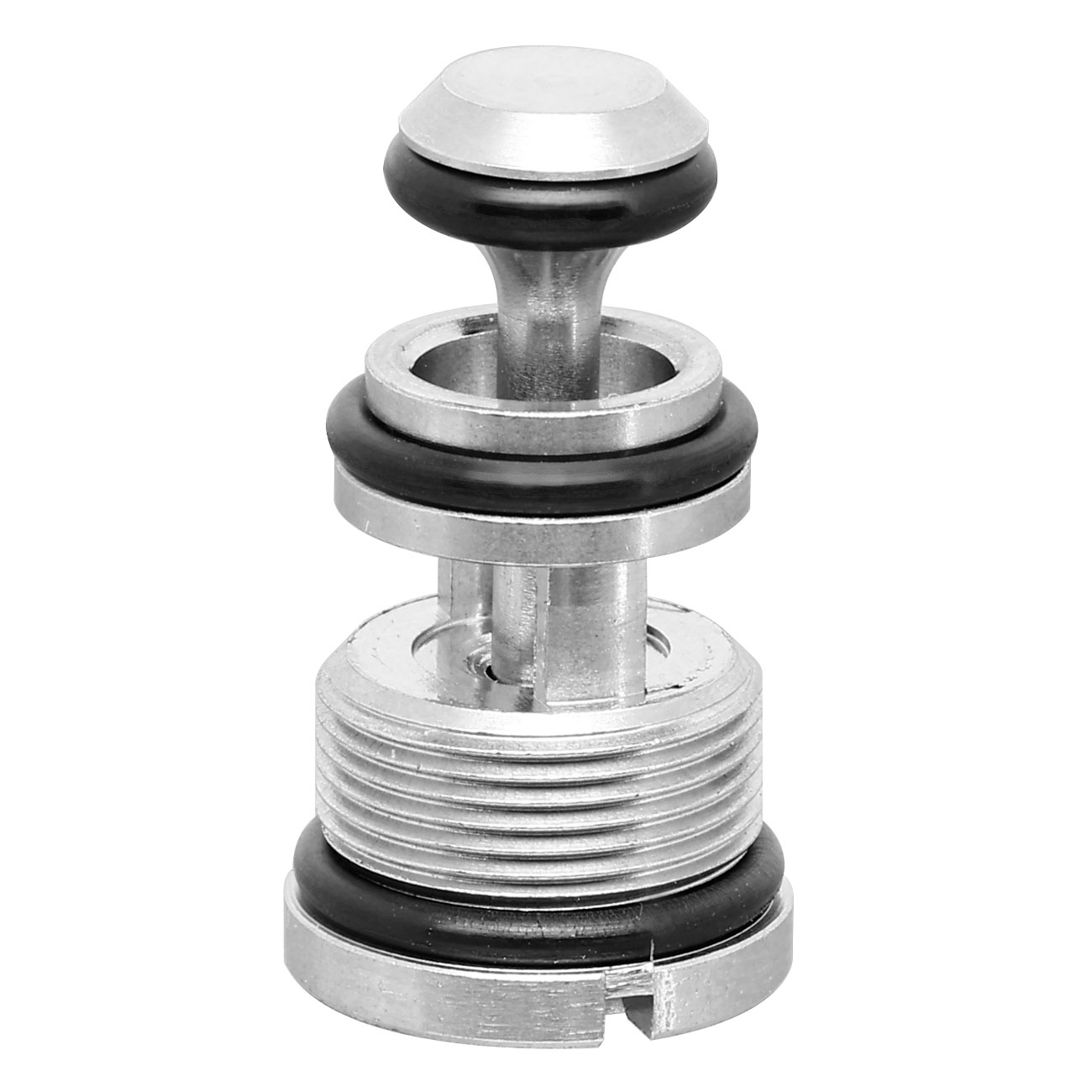 AMG Edelstahl High Output Magazin-Auslassventil f. Tokyo Marui M4 MWS GBB Gewehre silber Bild 3