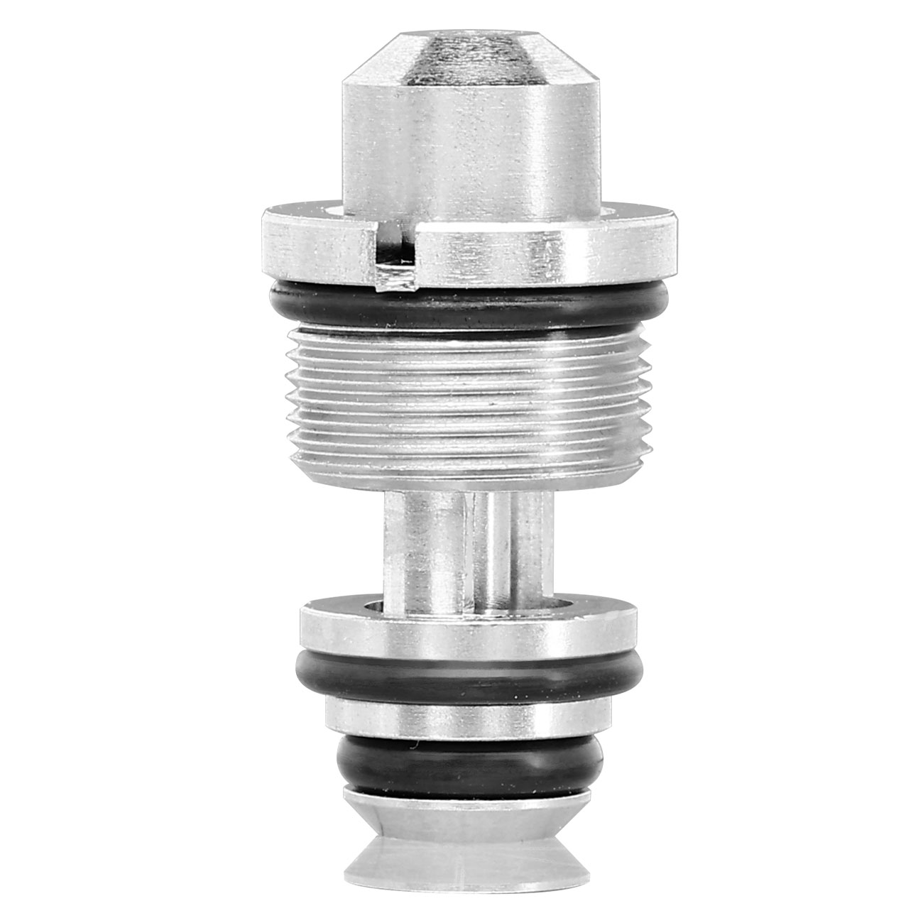 AMG Edelstahl High Output Magazin-Auslassventil f. Tokyo Marui M4 MWS GBB Gewehre silber Bild 4