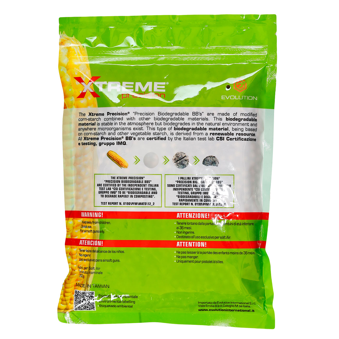 Xtreme Precision Bio BBs 0.30g 2.333er Beutel Dark Earth Bild 1