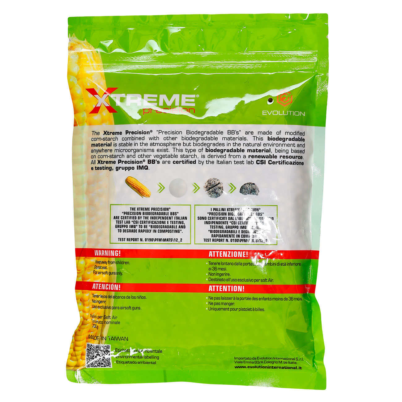 Xtreme Precision Bio BBs 0.32g 2.188er Beutel Dark Earth Bild 1