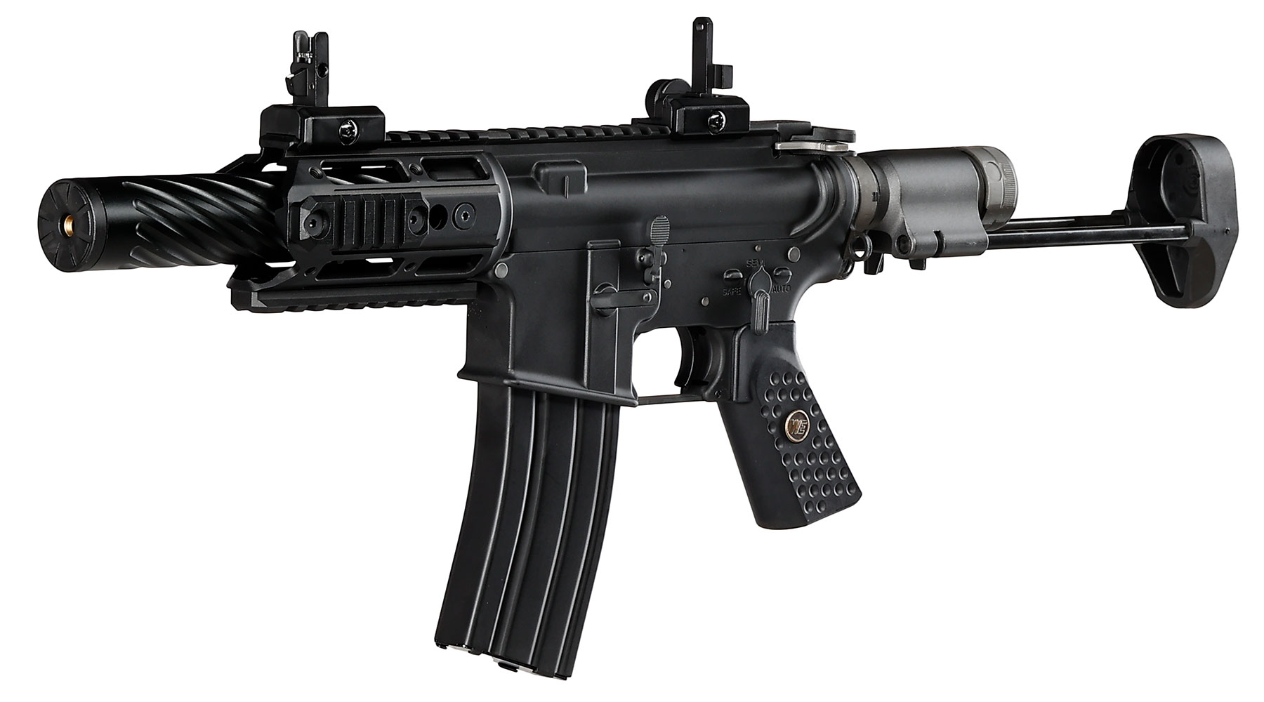 Wei-ETech M4 R5C PDW Vollmetall AWSS Open-Bolt GBB 6mm BB schwarz - Version 3