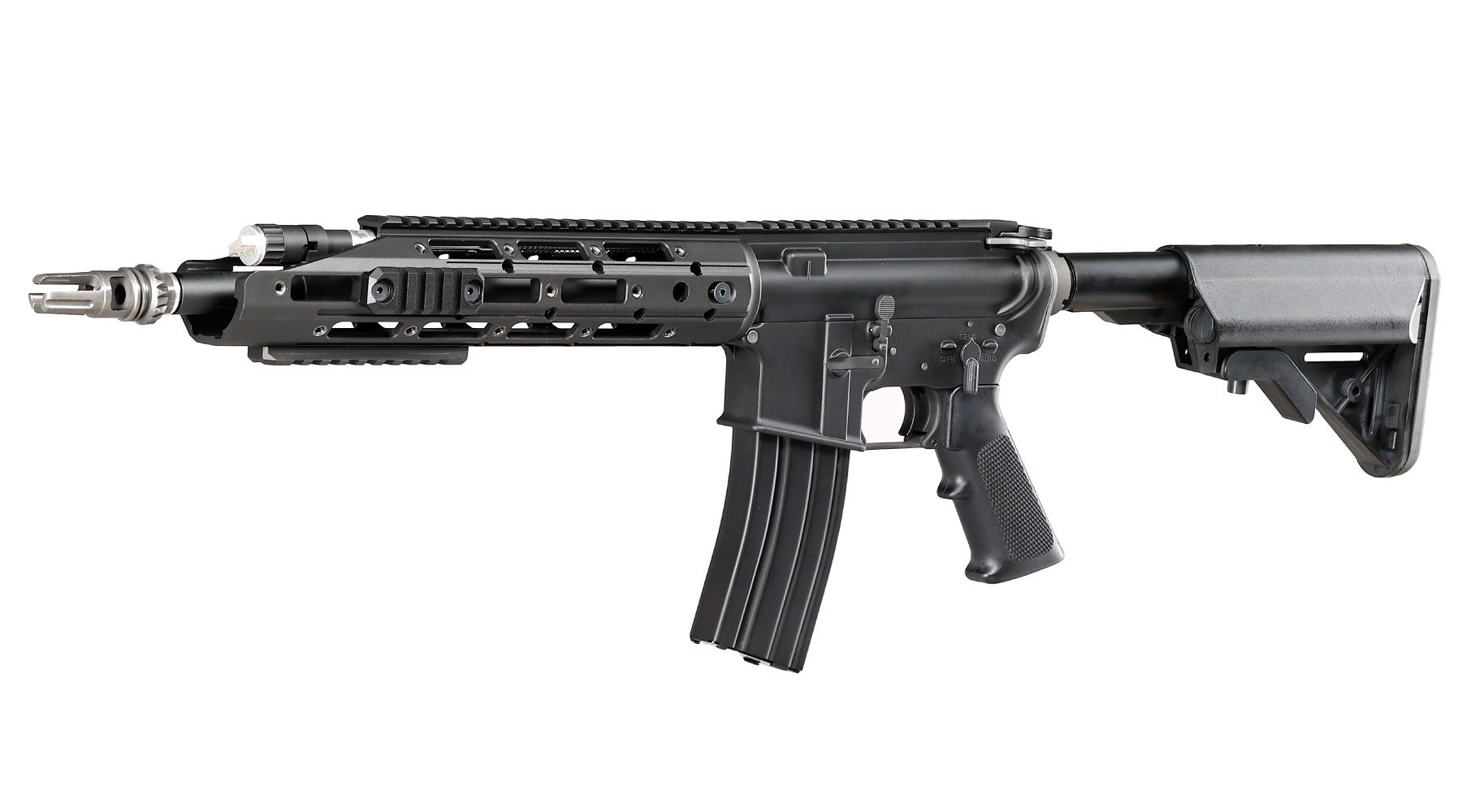 Wei-ETech M4 Raptor Standard Vollmetall AWSS Open-Bolt GBB 6mm BB schwarz - Version 3