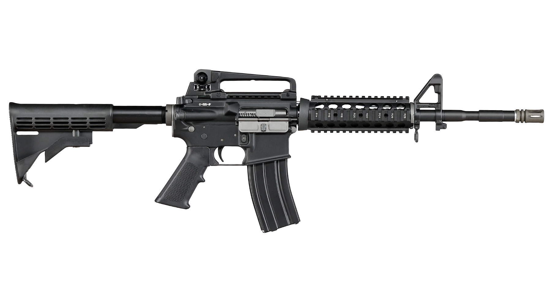 Wei-ETech M4A1 RIS Carbine Vollmetall AWSS Open-Bolt GBB 6mm BB schwarz - Version 3 Bild 2