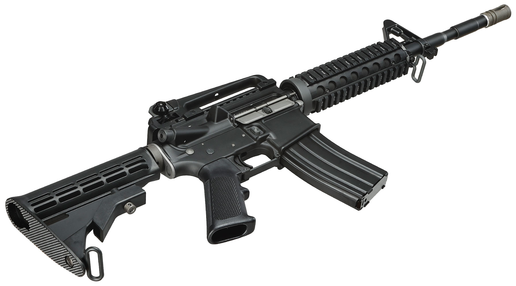 Wei-ETech M4A1 RIS Carbine Vollmetall AWSS Open-Bolt GBB 6mm BB schwarz - Version 3 Bild 4