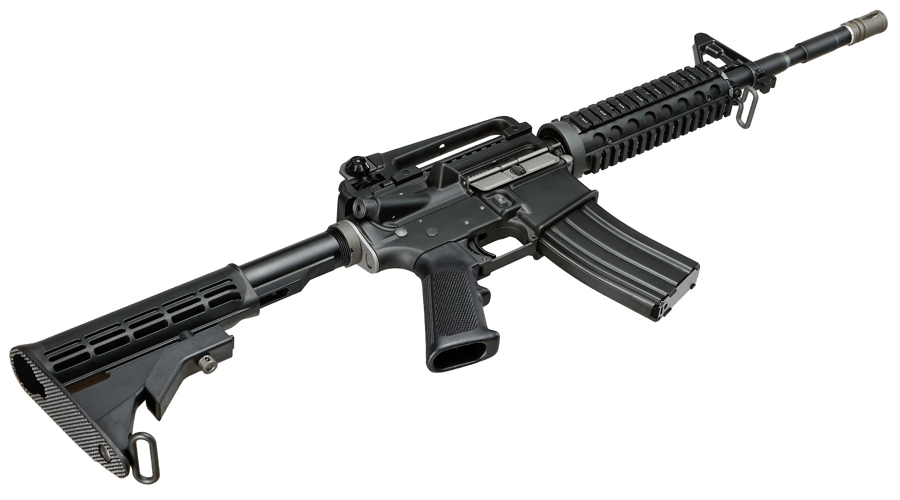 Wei-ETech M4A1 RIS Carbine Vollmetall AWSS Open-Bolt GBB 6mm BB schwarz - Version 3 Bild 5