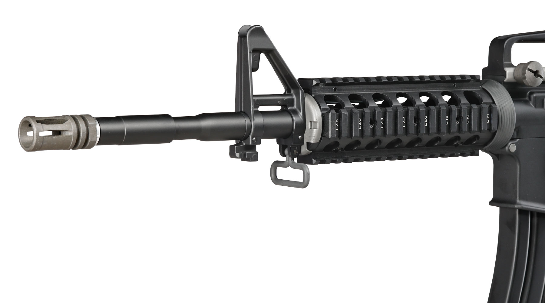 Wei-ETech M4A1 RIS Carbine Vollmetall AWSS Open-Bolt GBB 6mm BB schwarz - Version 3 Bild 6