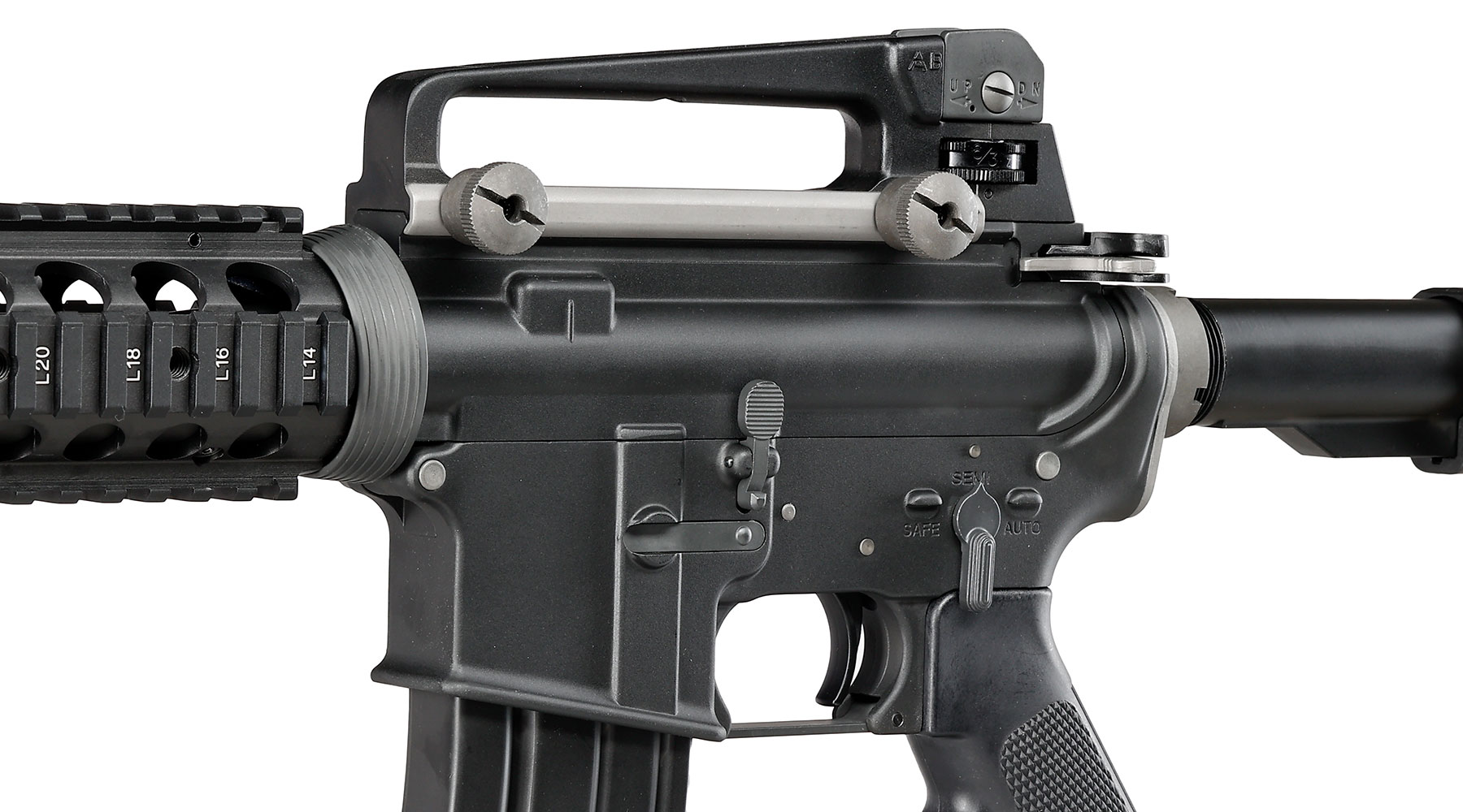 Wei-ETech M4A1 RIS Carbine Vollmetall AWSS Open-Bolt GBB 6mm BB schwarz - Version 3 Bild 7