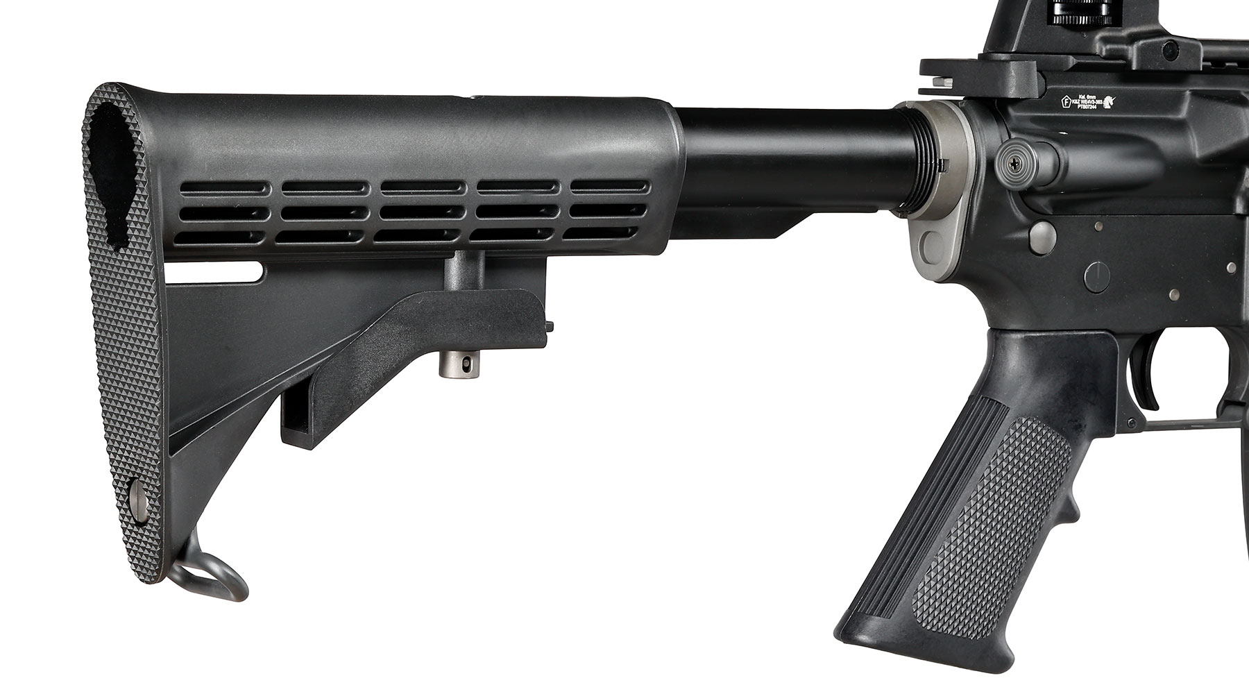 Wei-ETech M4A1 Carbine Vollmetall AWSS Open-Bolt GBB 6mm BB schwarz - Version 3 Bild 9