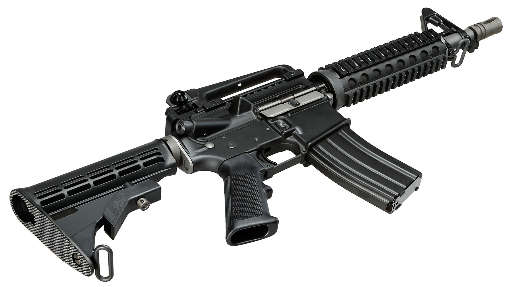 Wei-ETech M4 CQB RIS Vollmetall AWSS Open-Bolt GBB 6mm BB schwarz - Version 3 Bild 4