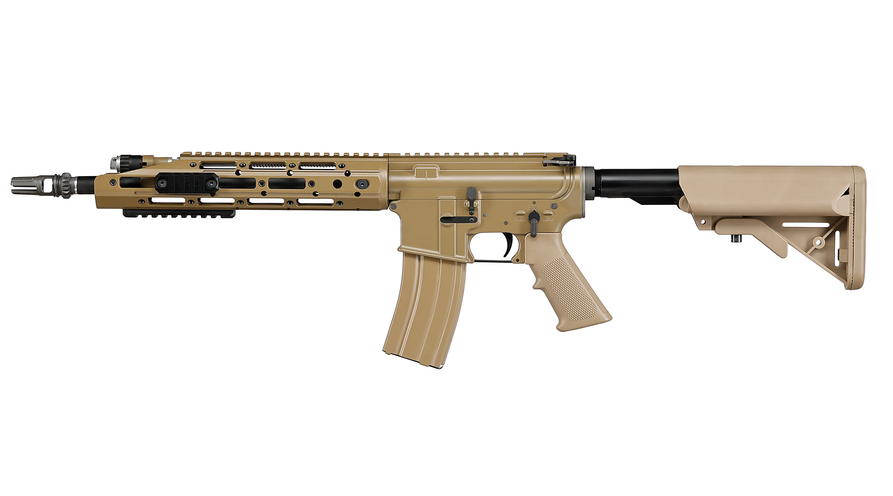 Wei-ETech M4 Raptor Standard Vollmetall AWSS Open-Bolt GBB 6mm BB tan - Version 3 Bild 1