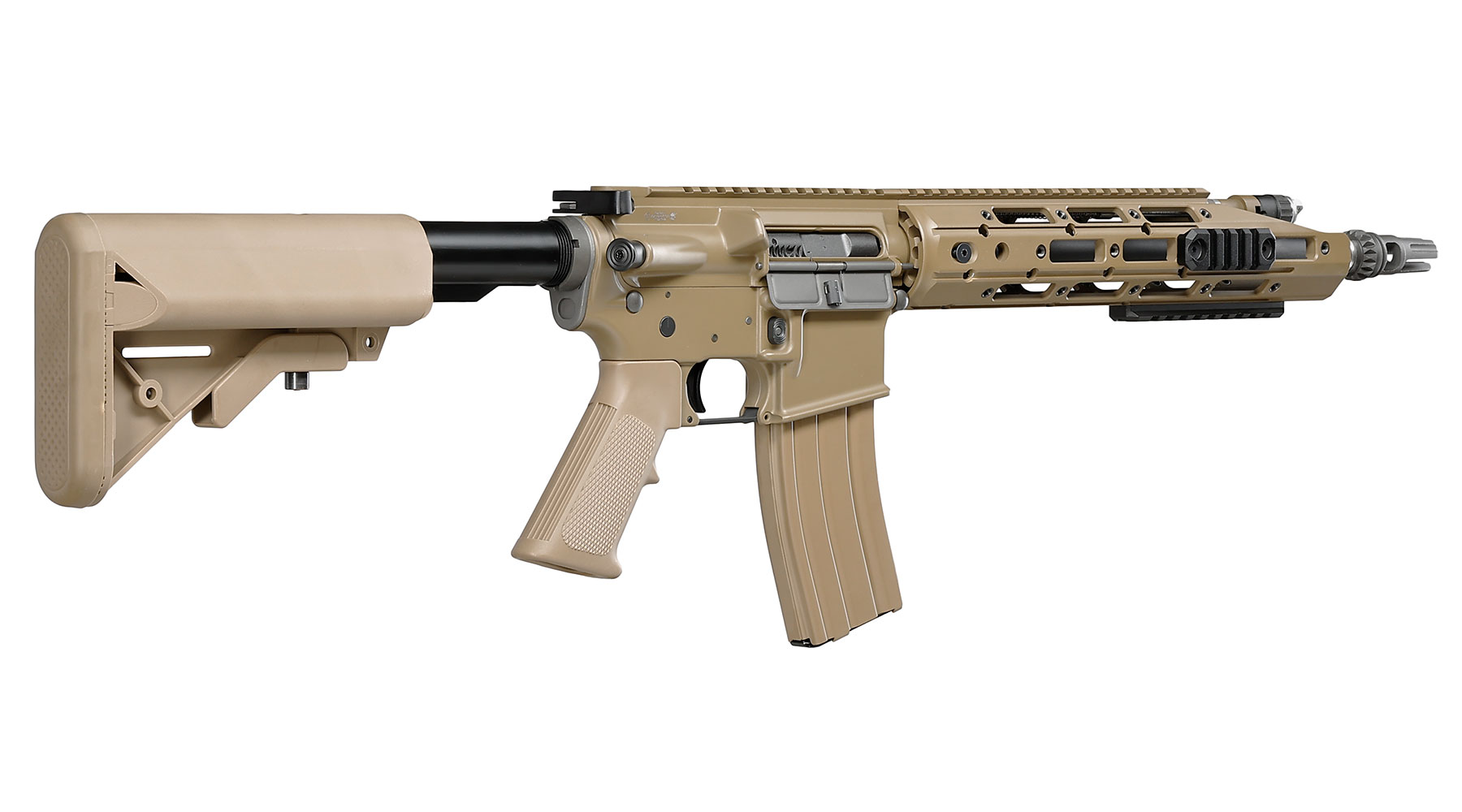 Wei-ETech M4 Raptor Standard Vollmetall AWSS Open-Bolt GBB 6mm BB tan - Version 3 Bild 3