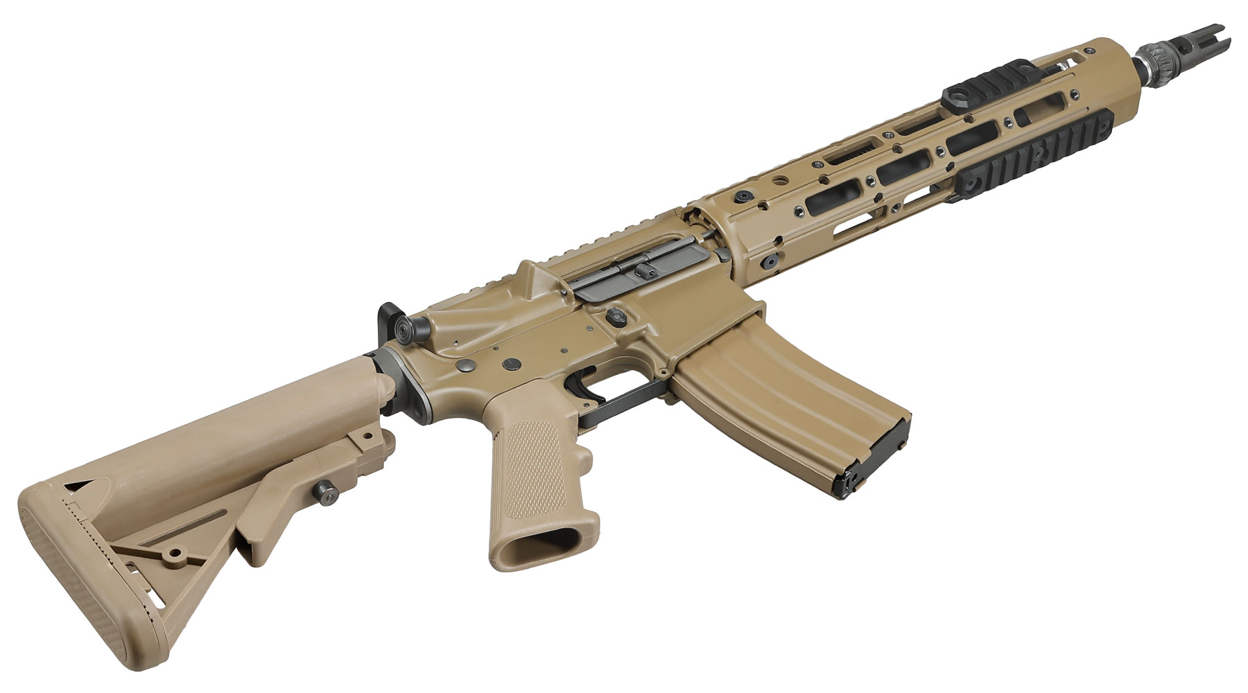 Wei-ETech M4 Raptor Standard Vollmetall AWSS Open-Bolt GBB 6mm BB tan - Version 3 Bild 4