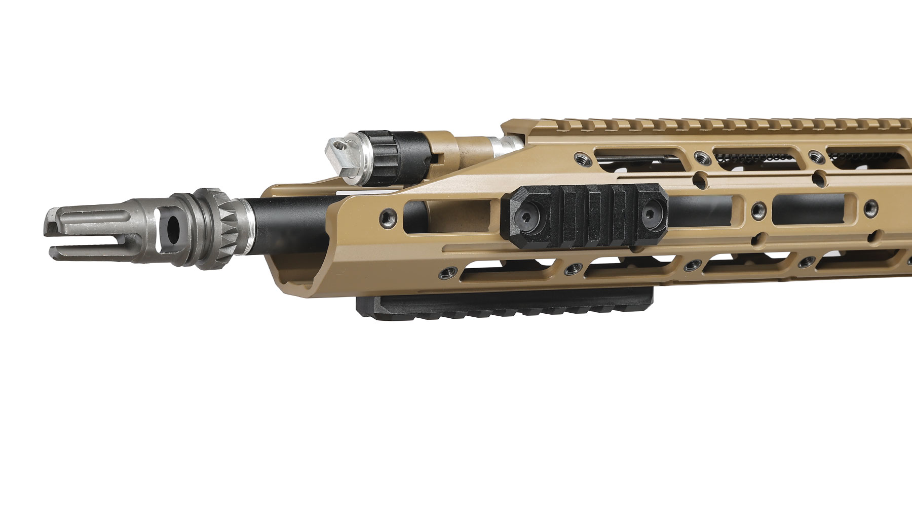 Wei-ETech M4 Raptor Standard Vollmetall AWSS Open-Bolt GBB 6mm BB tan - Version 3 Bild 6