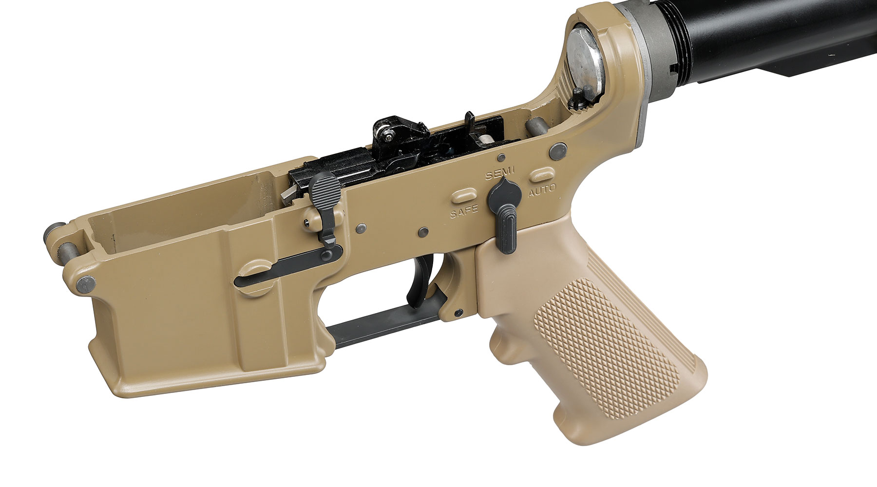 Wei-ETech M4A1 RIS Carbine Vollmetall AWSS Open-Bolt GBB 6mm BB tan - Version 3 Bild 10