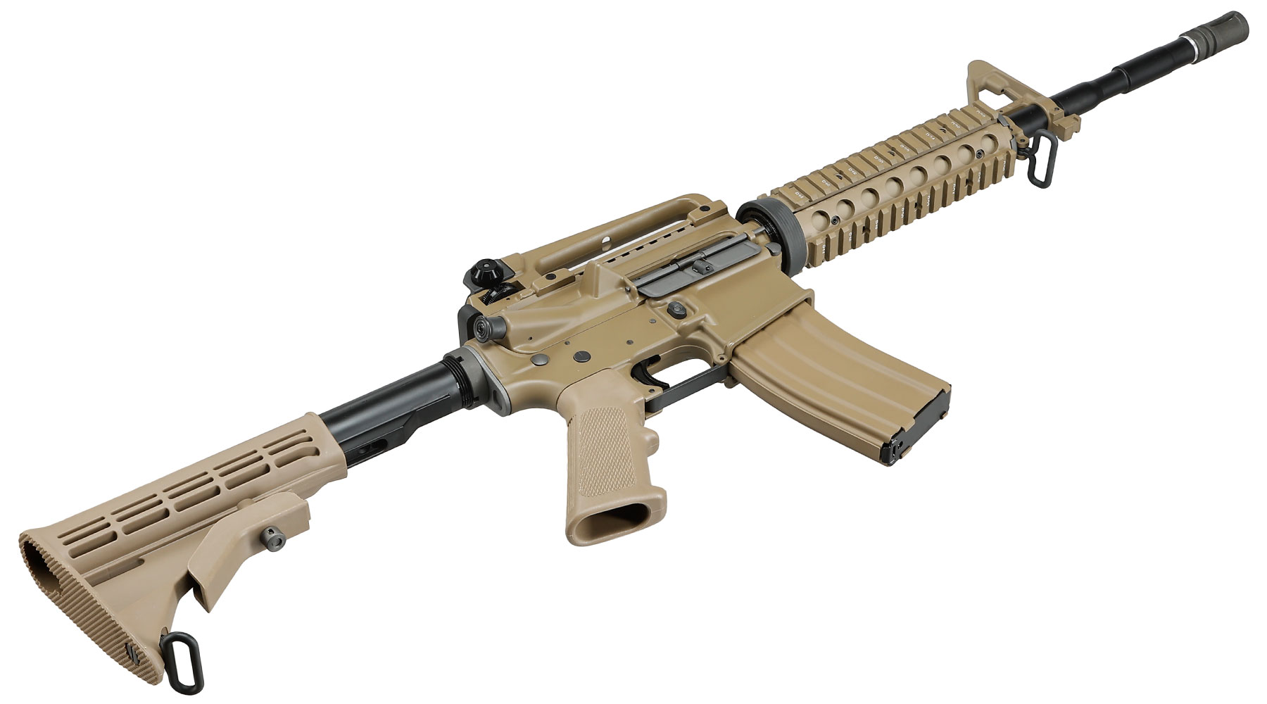 Wei-ETech M4A1 RIS Carbine Vollmetall AWSS Open-Bolt GBB 6mm BB tan - Version 3 Bild 5