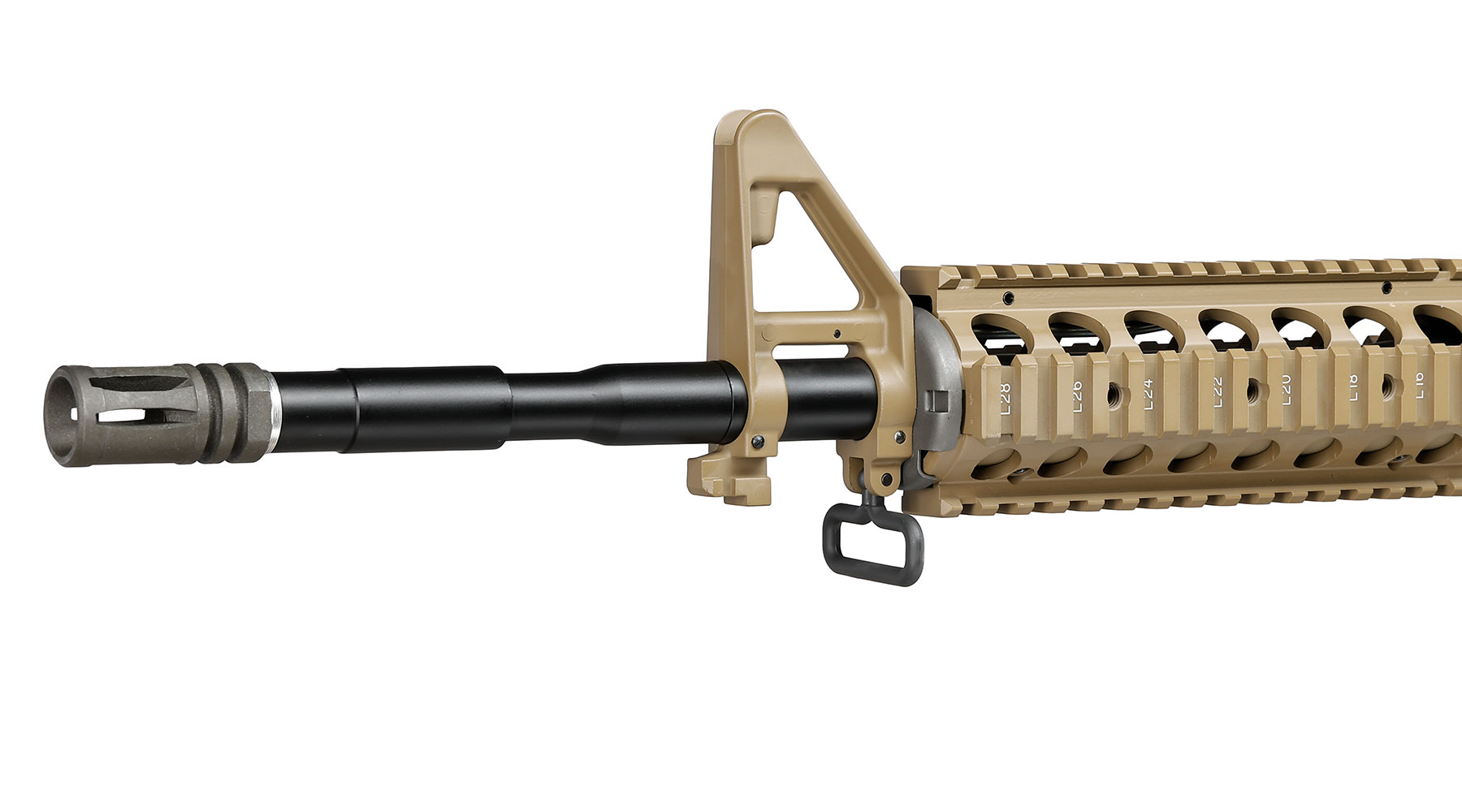 Wei-ETech M4A1 RIS Carbine Vollmetall AWSS Open-Bolt GBB 6mm BB tan - Version 3 Bild 6