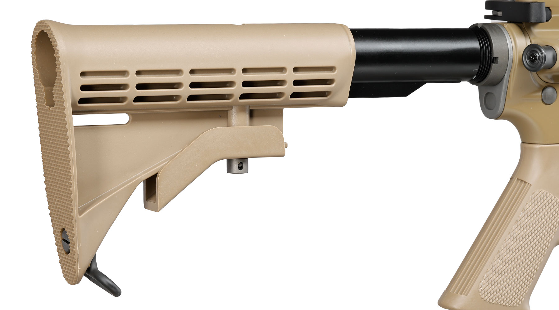 Wei-ETech M4A1 RIS Carbine Vollmetall AWSS Open-Bolt GBB 6mm BB tan - Version 3 Bild 9
