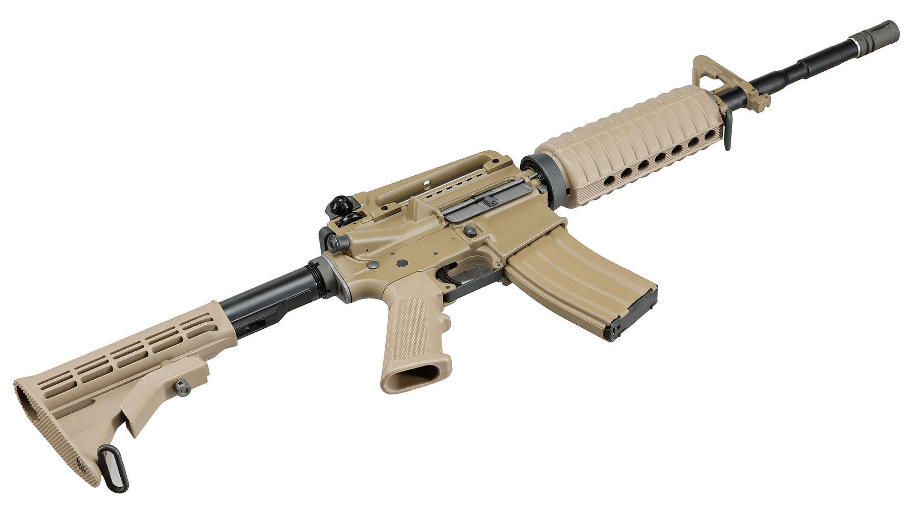 Wei-ETech M4A1 Carbine Vollmetall AWSS Open-Bolt GBB 6mm BB tan - Version 3 Bild 5
