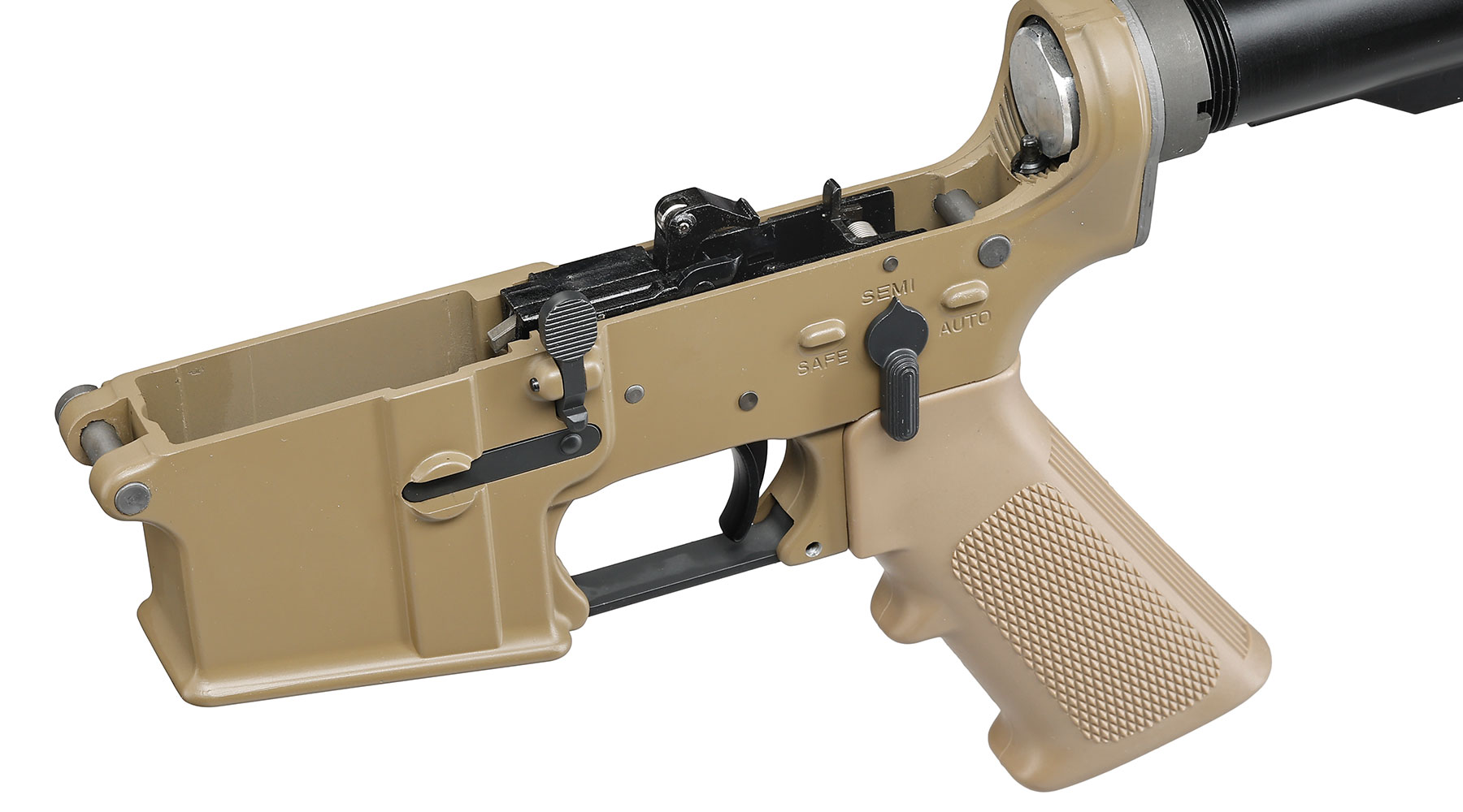Wei-ETech M4 CQB RIS Vollmetall AWSS Open-Bolt GBB 6mm BB tan - Version 3 Bild 10