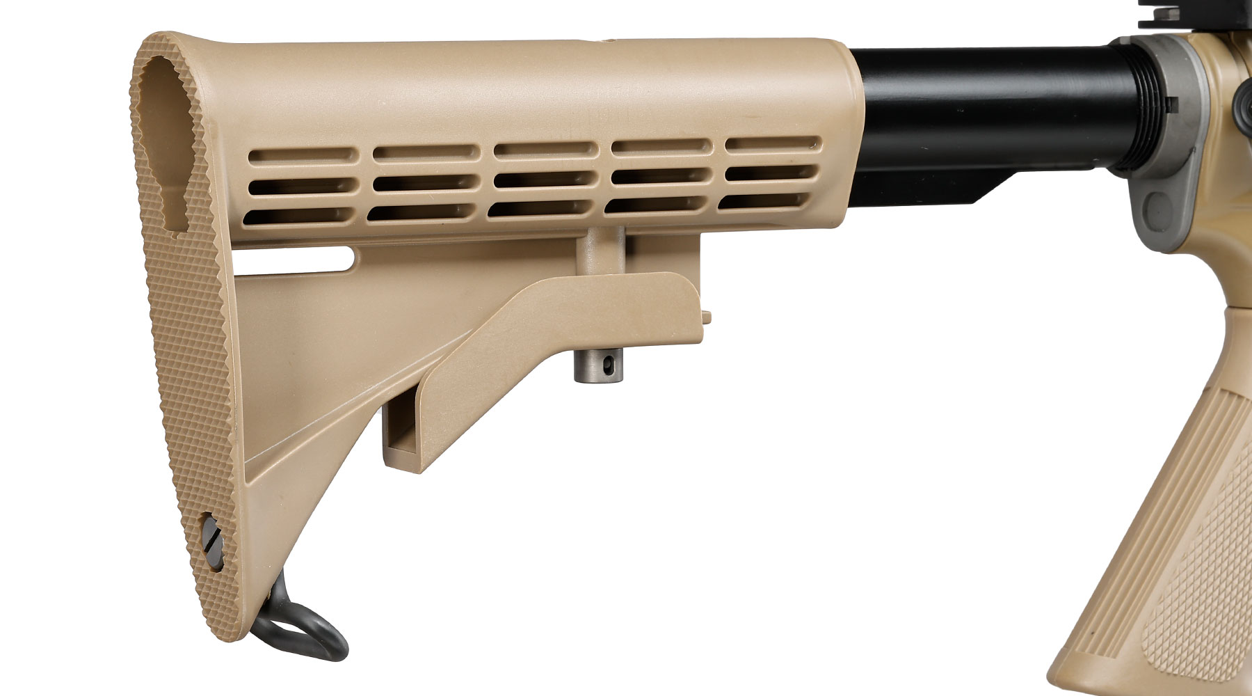 Wei-ETech M4 CQB RIS Vollmetall AWSS Open-Bolt GBB 6mm BB tan - Version 3 Bild 9