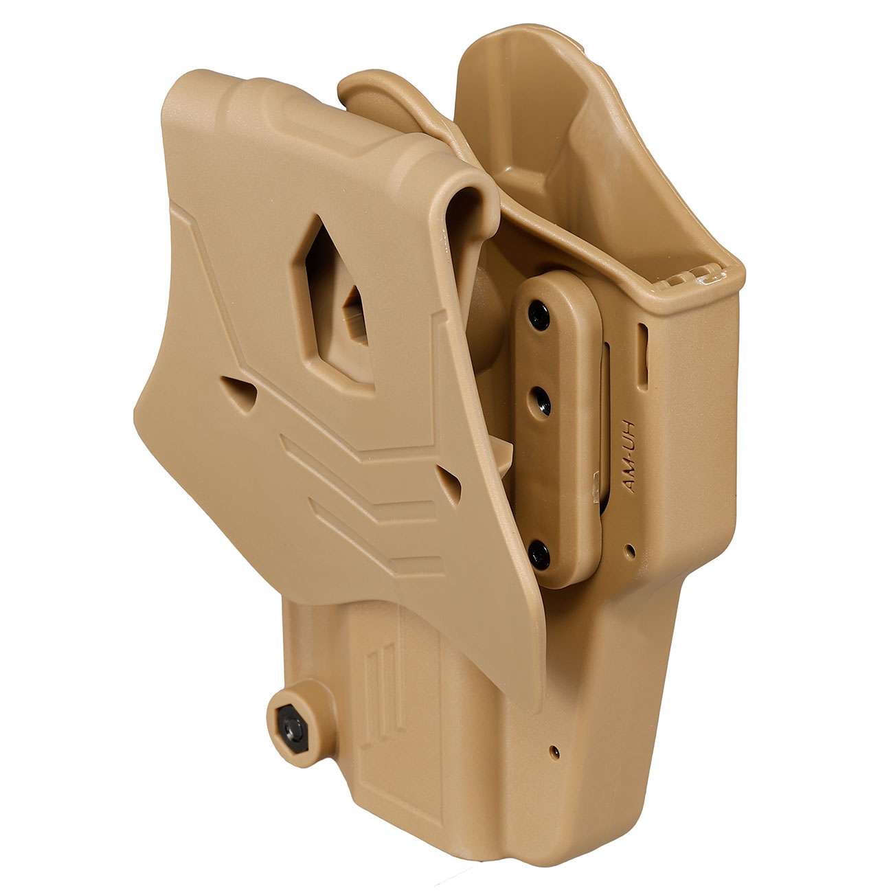 Amomax Per-Fit Universal Tactical Holster Polymer Paddle - passend fr ber 80 Pistolen Rechts khaki Bild 3