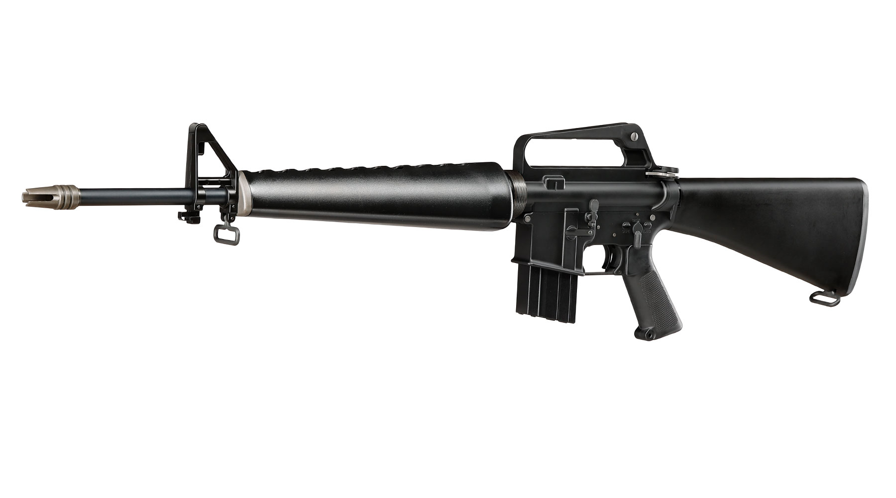 Wei-ETech M16A1 Rifle Vollmetall AWSS Open-Bolt GBB 6mm BB schwarz - Version 3